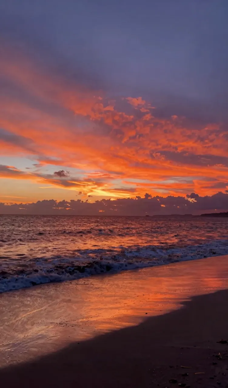 Sunset Beach Reflection