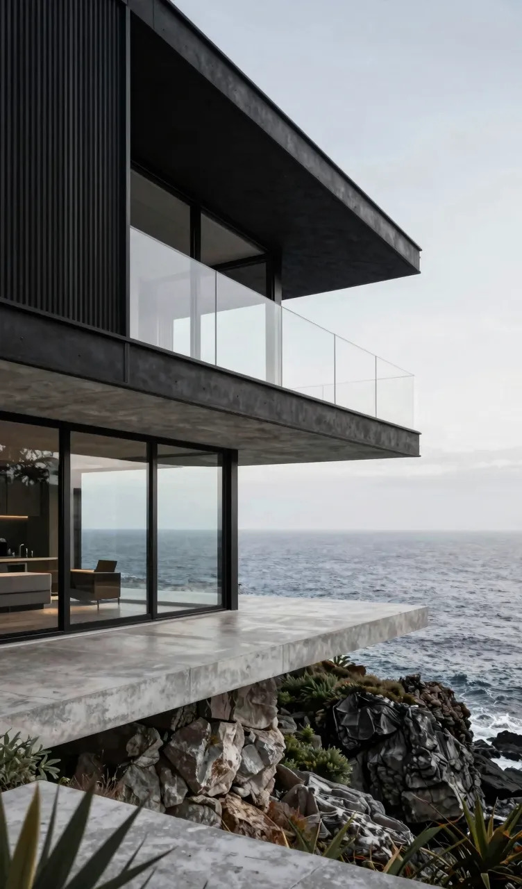 Cliffside Minimalist Villa