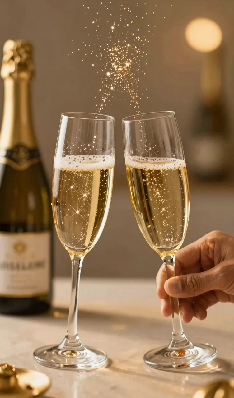 Champagne Toast Glow