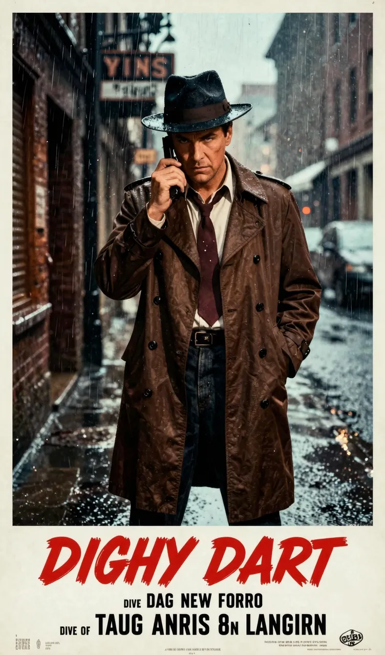 Noir Detective Poster